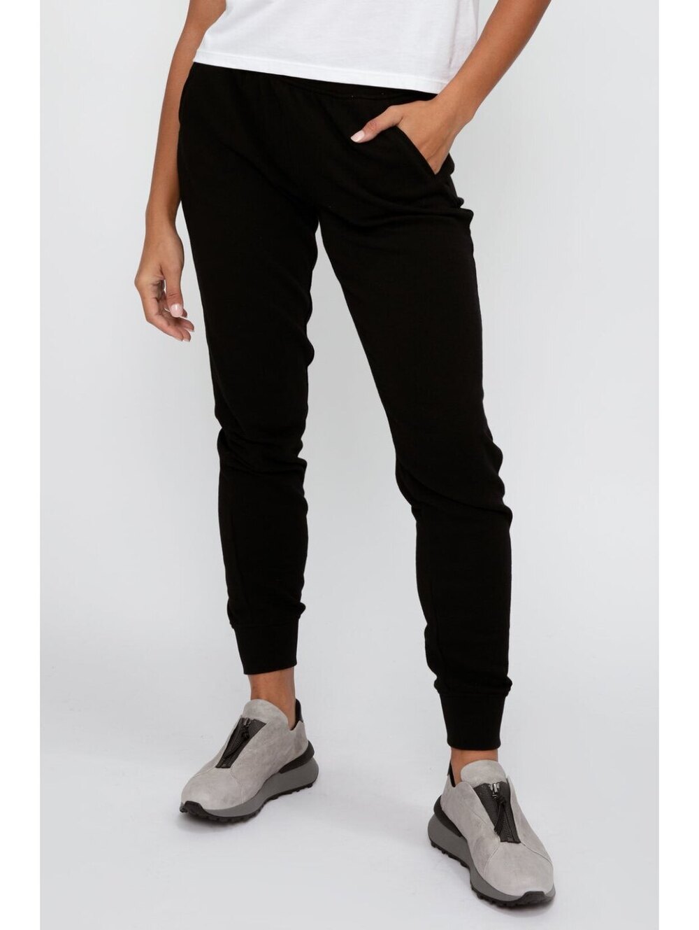 ATM Anthony Thomas Melillo French Terry Jogger Pants Black XS Cotton